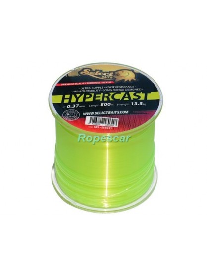 Monofilament HyperCast Neon Yellow 500M - Select Baits